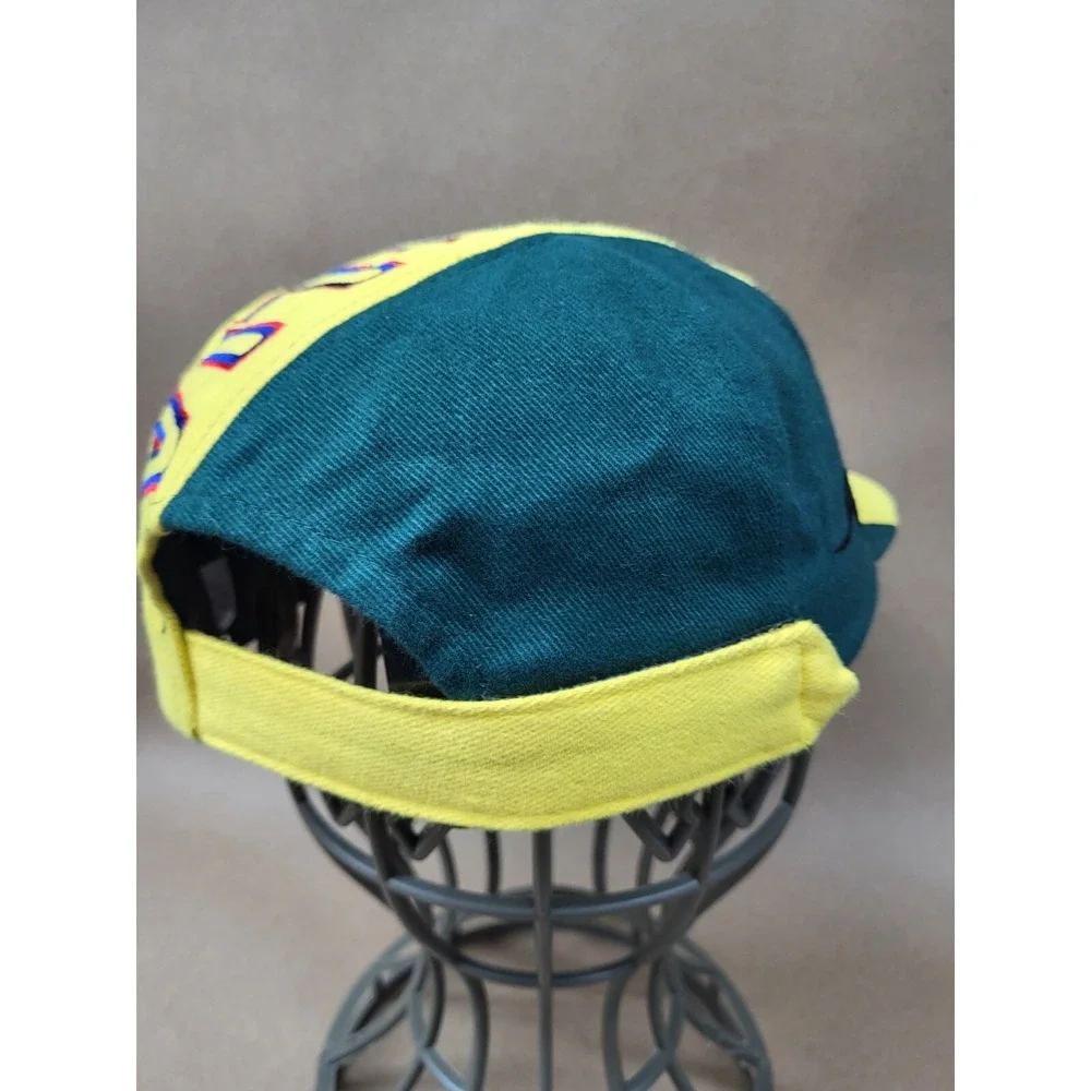 Australia Green & Yellow Cotton Strapback Baseball Cap Hat Strapback